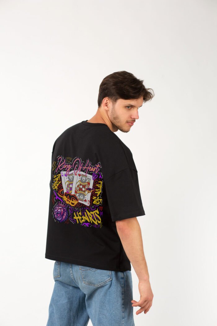 King of hearts oversized t shirt