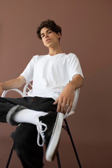 plain oversized t-shirt